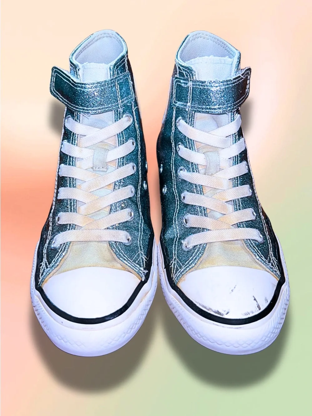 Converse Chuck Taylor All Star Easy-On Shimmer Youth Shoes Size 3